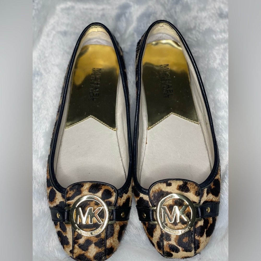 Michael Kors leopard flats. Size 7